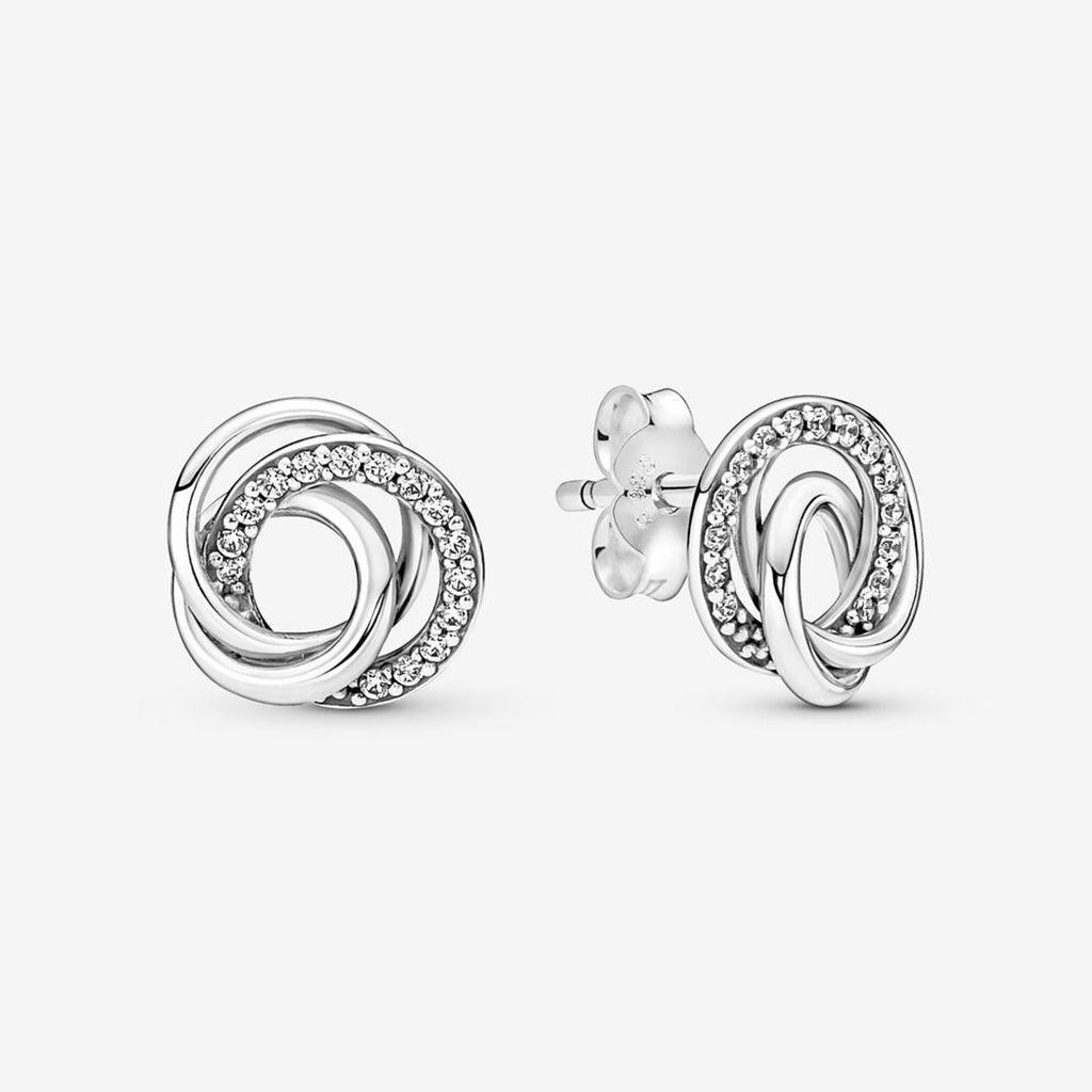 PANDORA  Family Always Encircled Stud Earrings