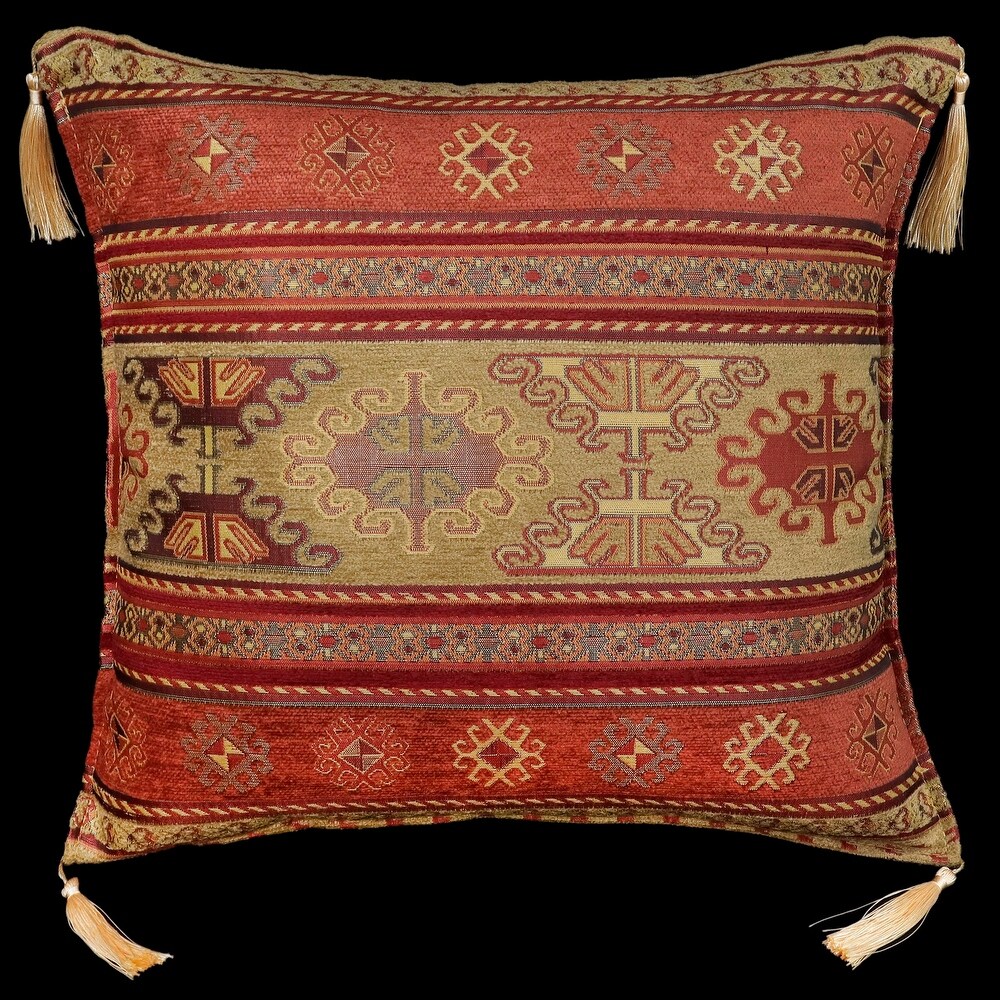 Turkish Kilim Pattern Rustic Pamala Decorative Pillow