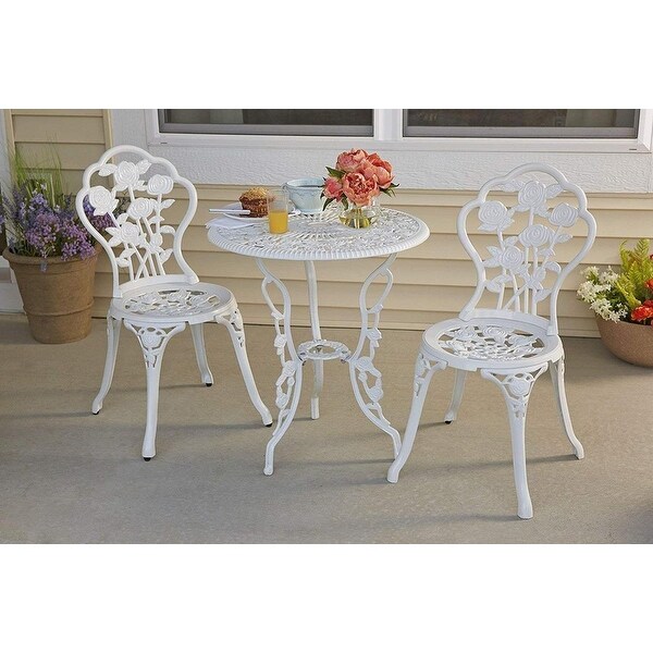 Rose Garden 3piece Bistro Set