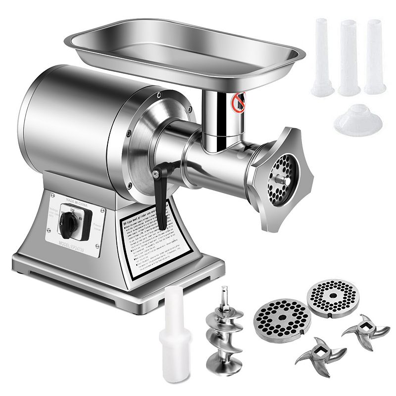 Heavy Duty 1.5HP 1100W 550LB/h Commercial Grade Meat Grinder