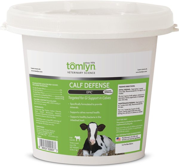 Tomlyn Epic Calf Defense Cattle Vitamin Supplement， 2.2-lb bucket