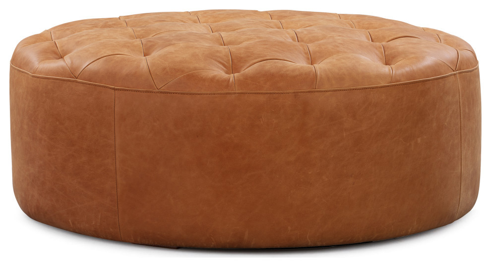 Poly and Bark Ascot Ottoman   Transitional   Footstools And Ottomans   by Edgemod Furniture  Houzz