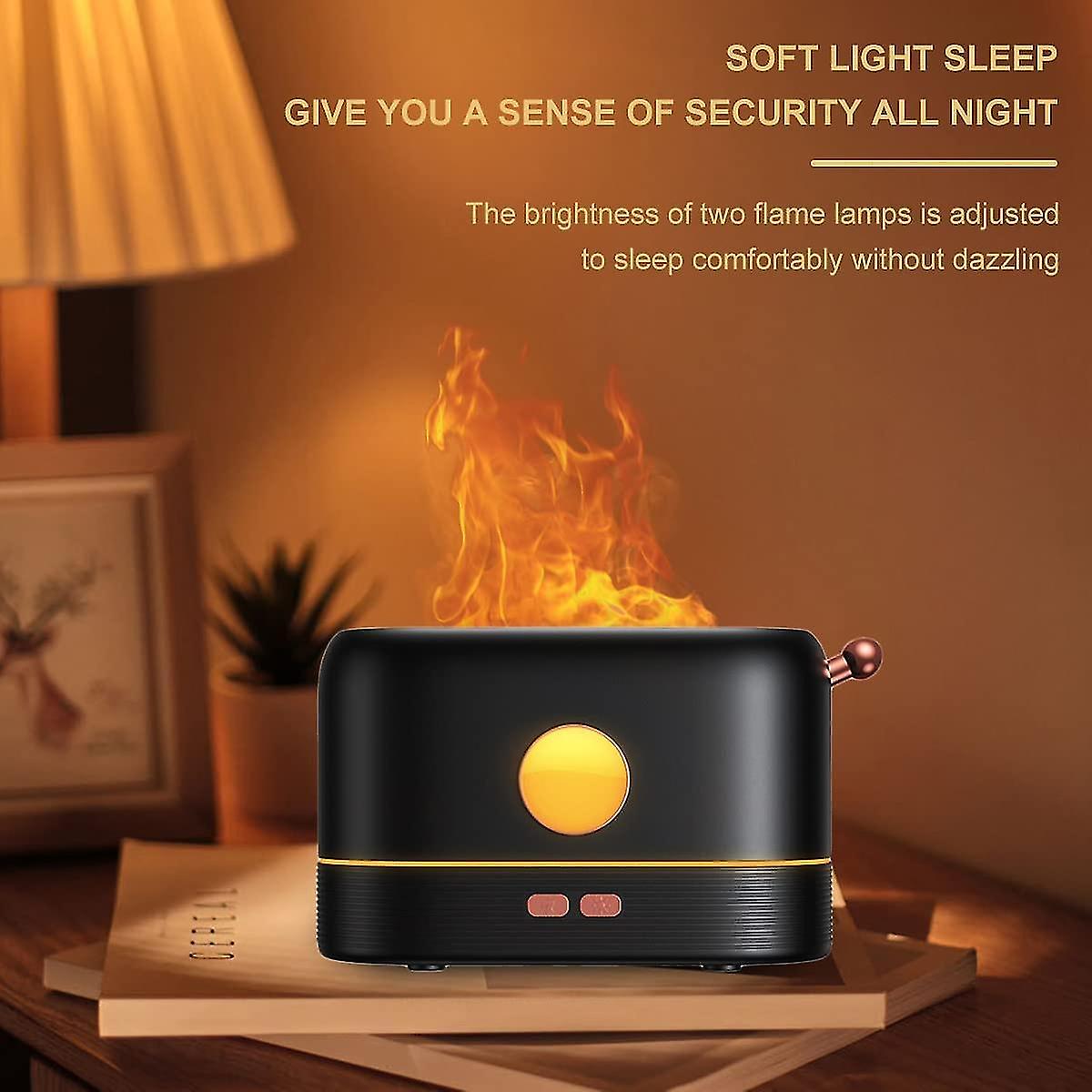 Flame Air Diffuser Noiseless Flame Air Humidifier Usb Charging Aroma Diffuser Humidifier Three Color