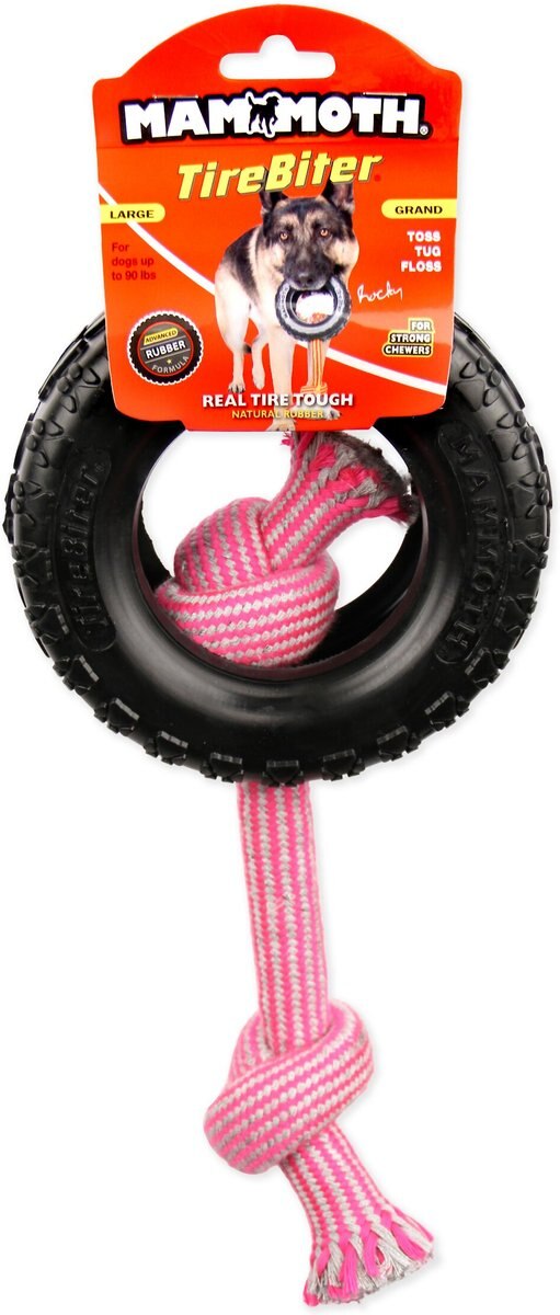 Mammoth Tirebiter II Rope Dog Toy