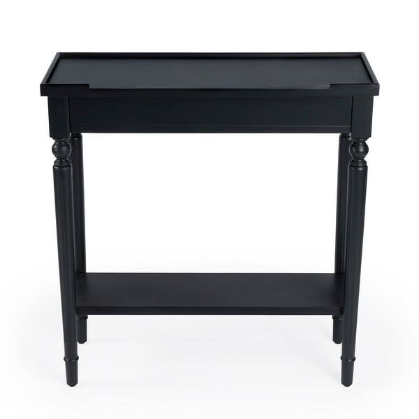 Handmade Butler Simple Elegance Plum Black Console Table