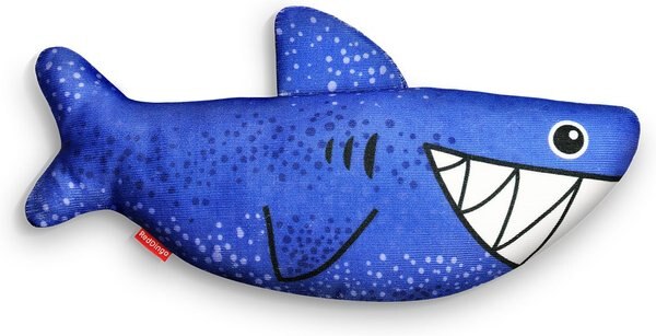 Red Dingo DURABLES Steve the Shark Squeaky Soft Dog Toy