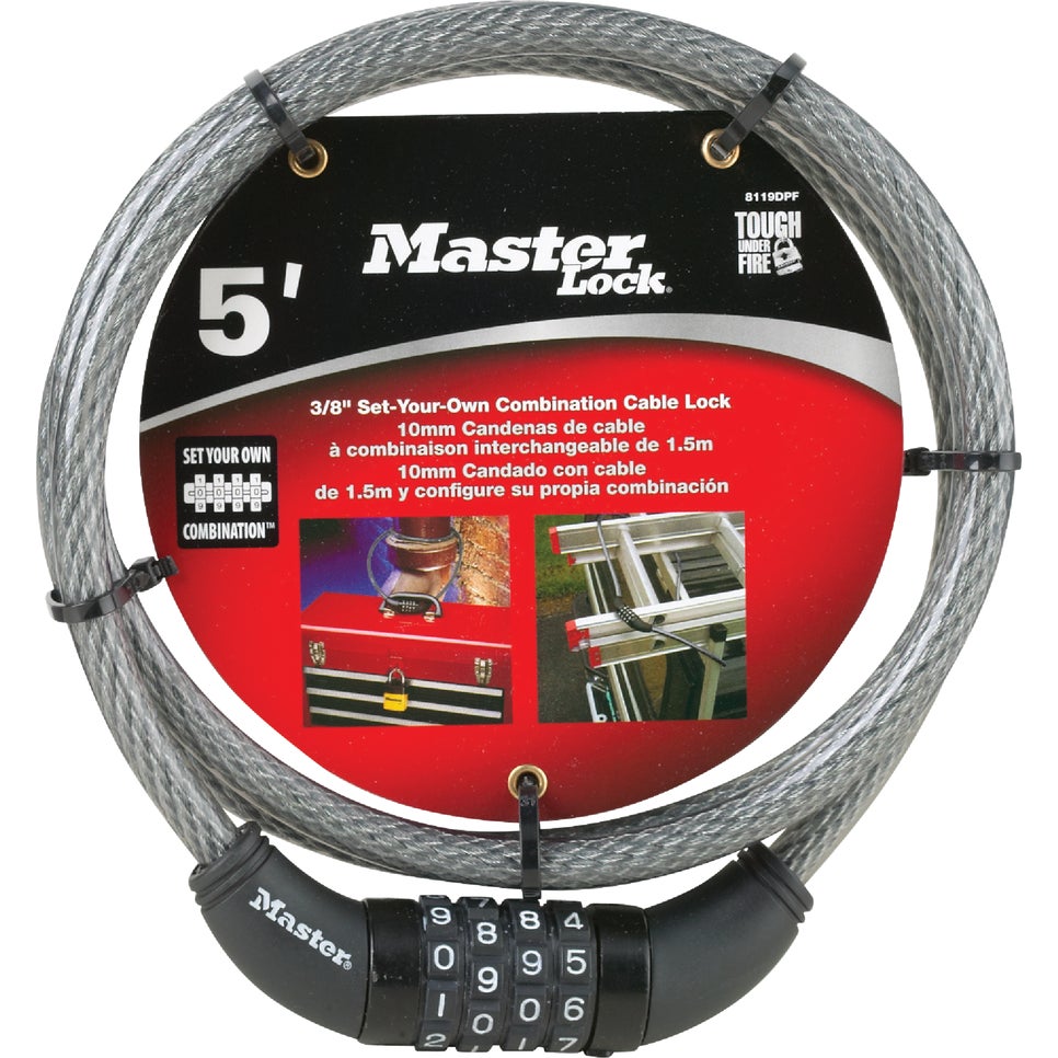 Master Lock 8119DPF 5' Long x 3/8