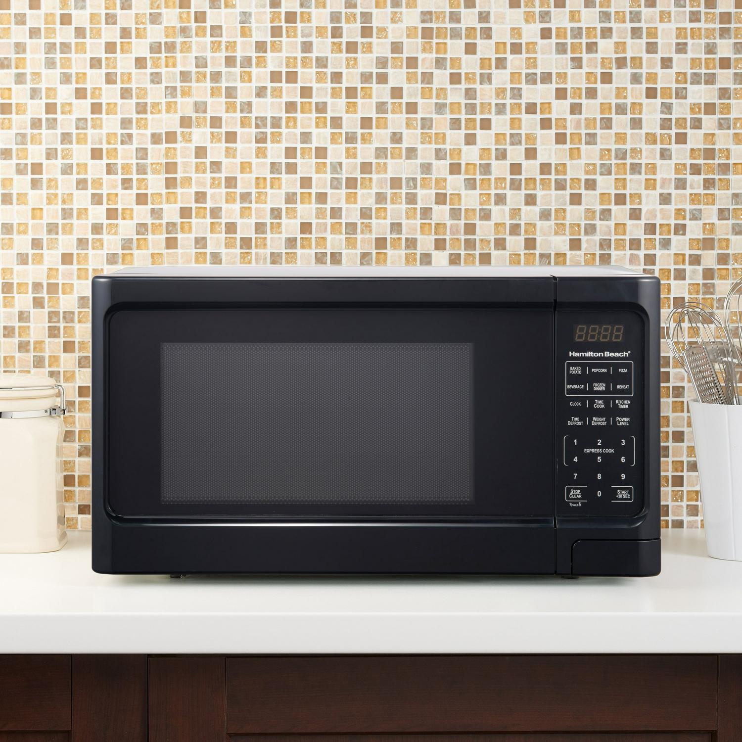 Hamilton Beach 11 Cu Ft Black Digital Microwave Oven  Crowdfused