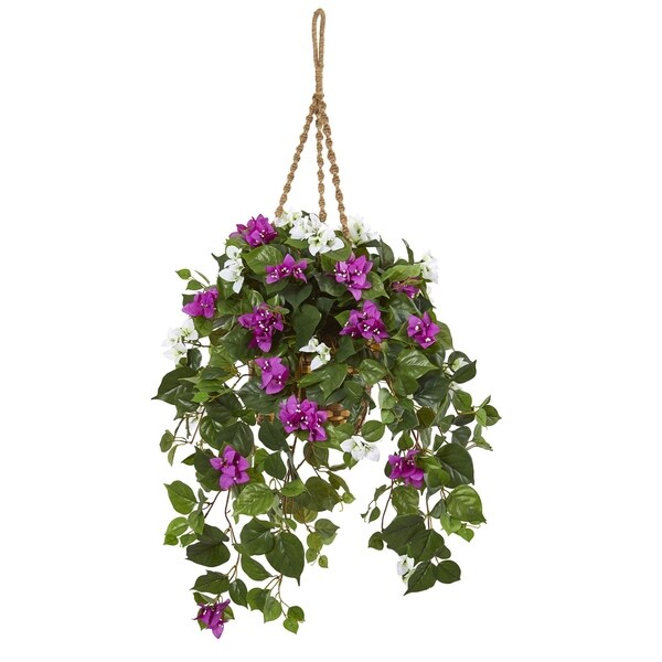 30 Mixed Bougainvillea Artificial Plant Hanging Basket