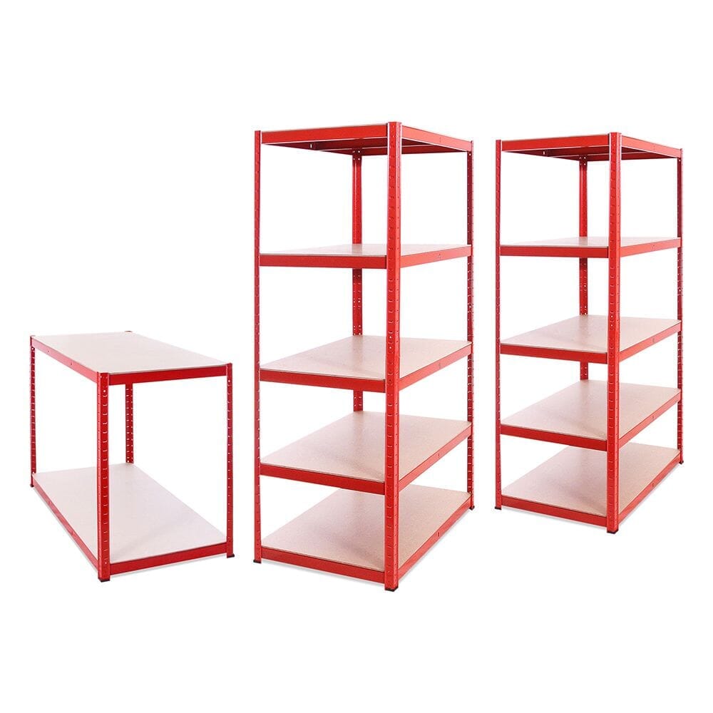 5 Tier Heavy Duty Boltless Shelving Unit (set of 2) Plus Workbench