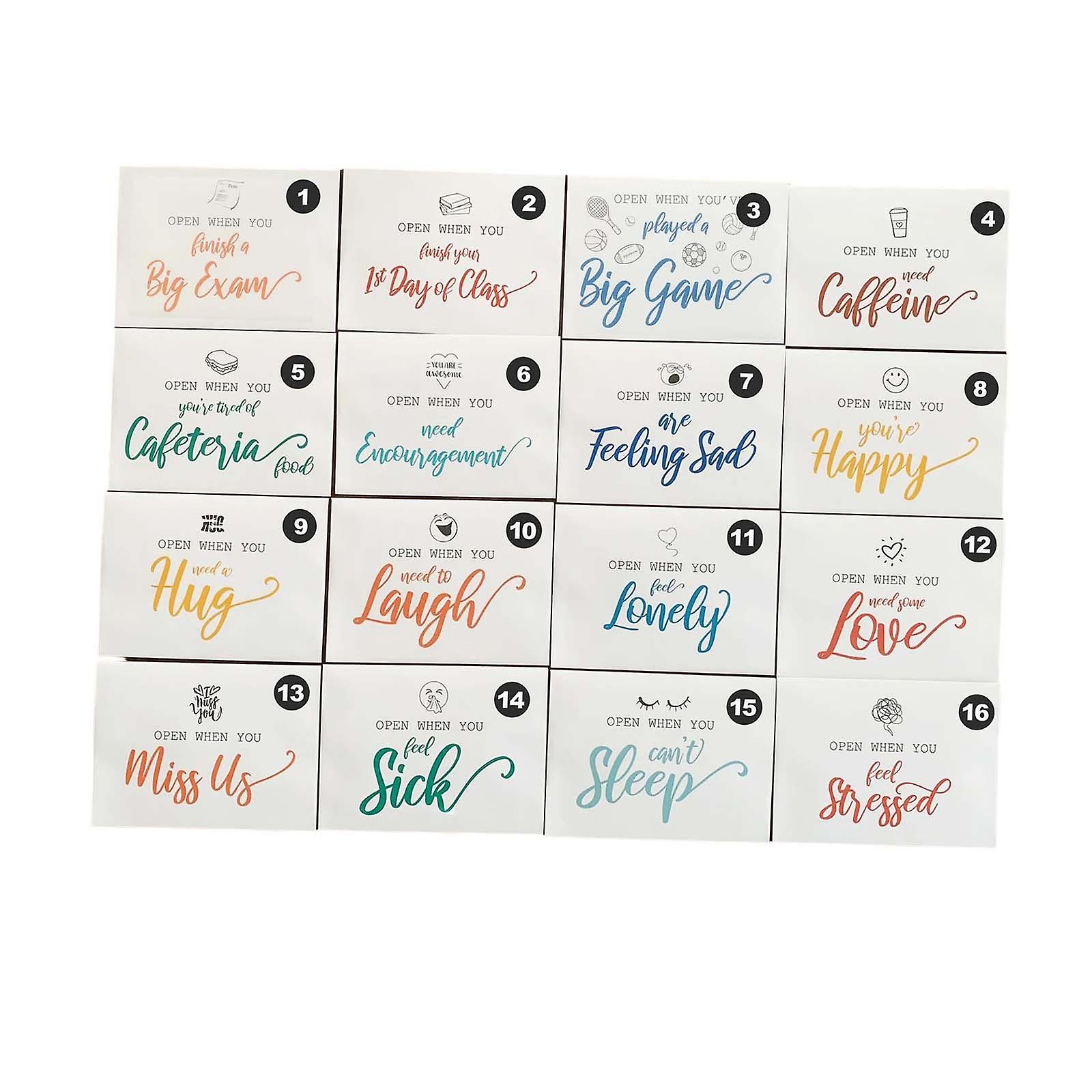 Creative Envelopes Open When Mailing Envelopes For Graduation Confession Son 16 Pieces Style C