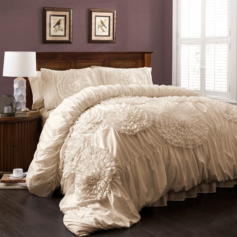 Lush Decor Serena 3-Piece Comforter Set