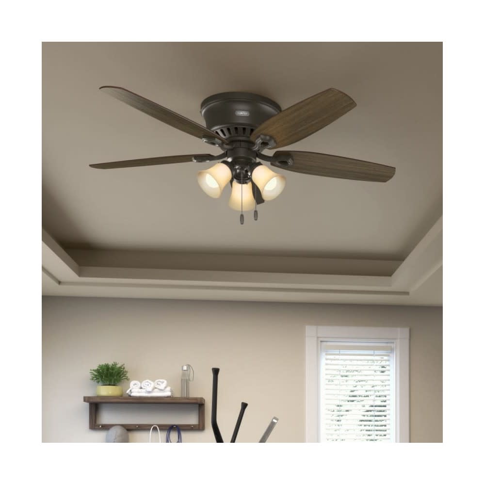 Hunter Builder Ceiling Fan 52 New Bronze Brazilian Cherry ;