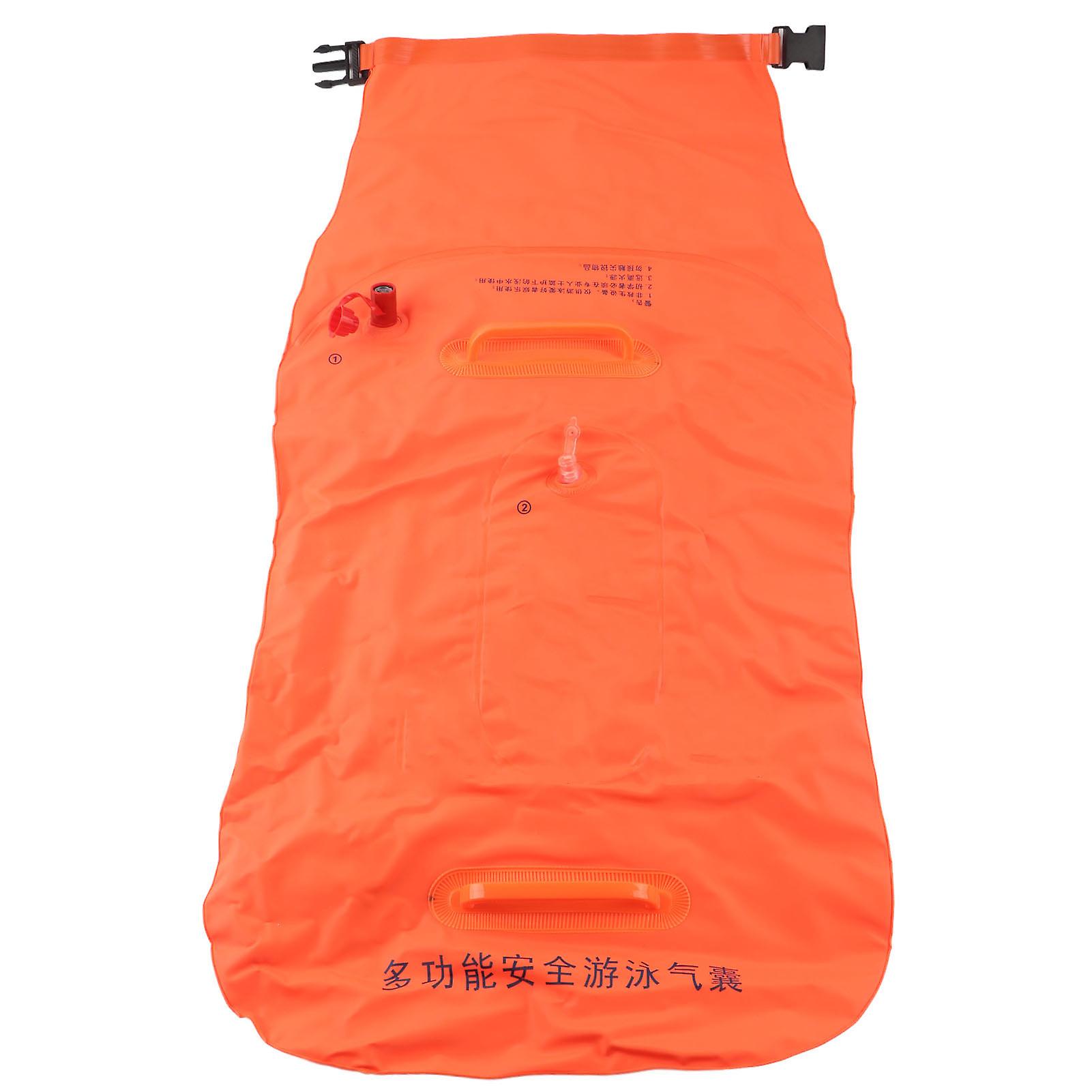 Adult Manual Inflatable Air Bag For Snorkeling Surfing Boating Swimming