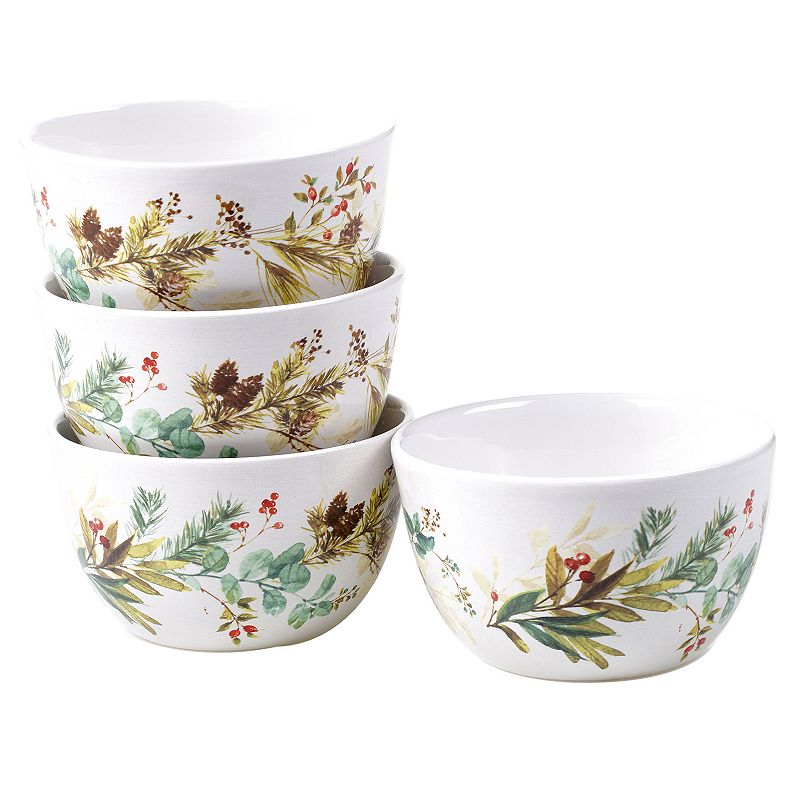 Certified International Christmas Story 4-pc. Ice Cream Bowl Set