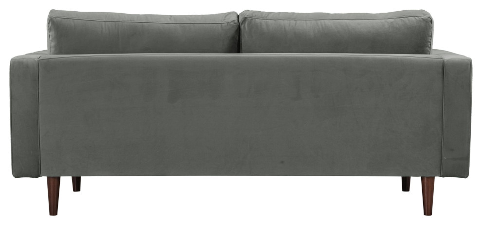 Cave Velvet Loveseat   Midcentury   Loveseats   by TOV Furniture  Houzz