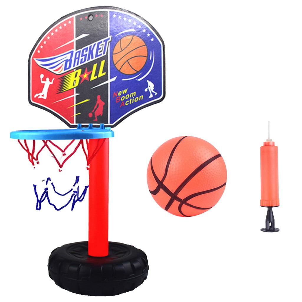 Fridja Kids Height- Adjustable Sports Basketball System Hoop Basketball Goal Backboard