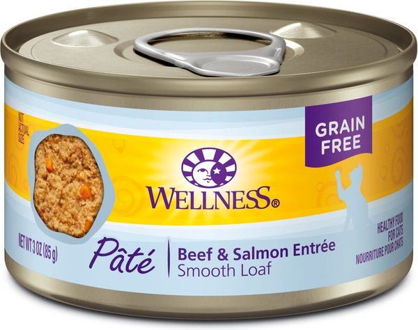 Wellness Complete Health Beef and Salmon Formula Grain-Free Canned Cat Food