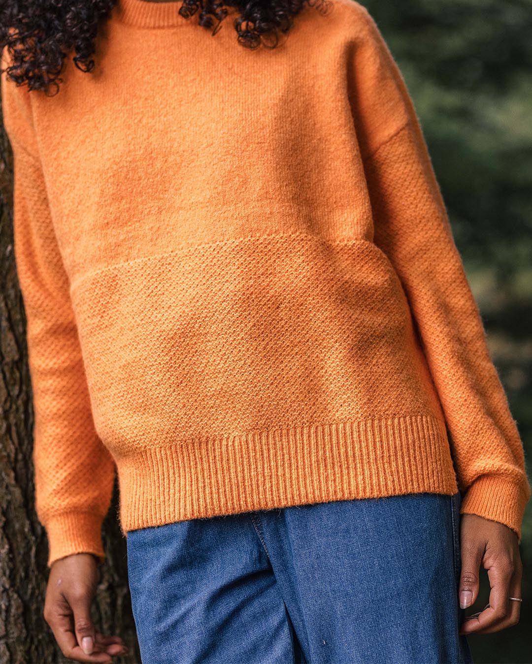 Cove Recycled Knitted Jumper - Apricot