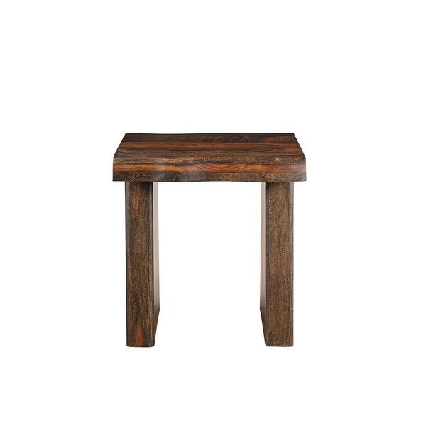 Avenue Live Edge Wood End Table