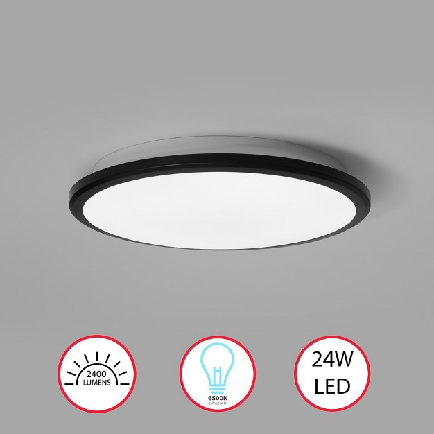 Led Ceiling Light Fixture Flush Mount Lighting 6500k Daylight White