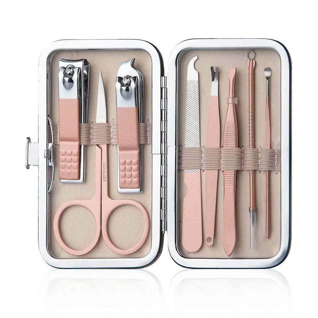 Manicure Set Nail Clippers Pedicure Kit Stainless Steel Toenail Clippers Kit， Men And Women Professional Fingernails Grooming Kits， Nail Care Tools Wi