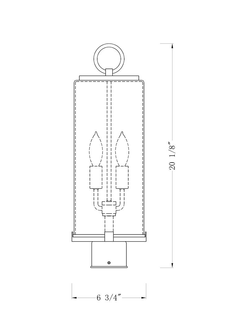 Z-Lite 593PHMRBK