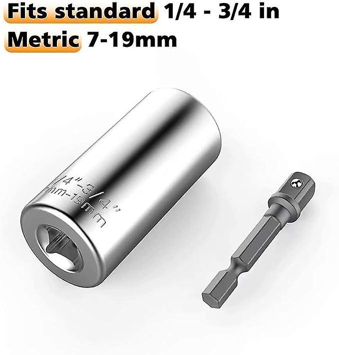 Universal Socket Wrench Set Multi- Merryferris Function Hand Tools， Self-adjusts Professional Grip Socket Ratchet Wrench， 7mm To 19mm Magic Spanner Gr