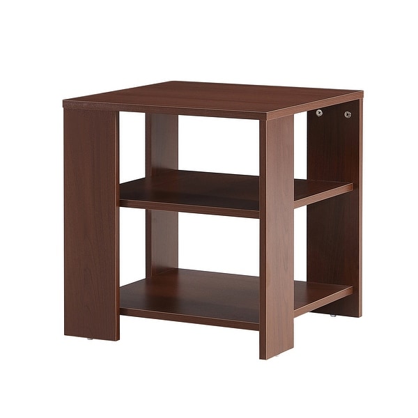 Edmund Wooden Square Side Table