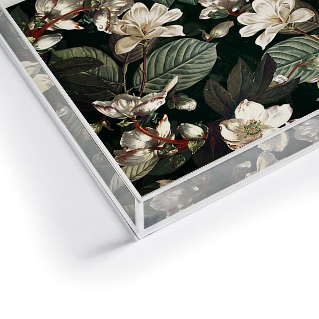 Burcu Korkmazyurek Dark Garden Ix Acrylic Tray Deny Designs