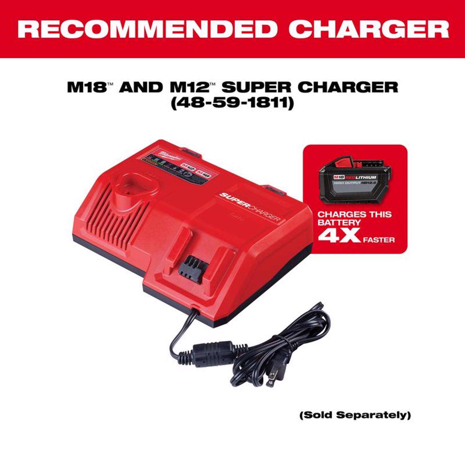 MW M18 RedLithium HD12.0 12 Ah Lithium-Ion High Output Battery Pack 1 pc