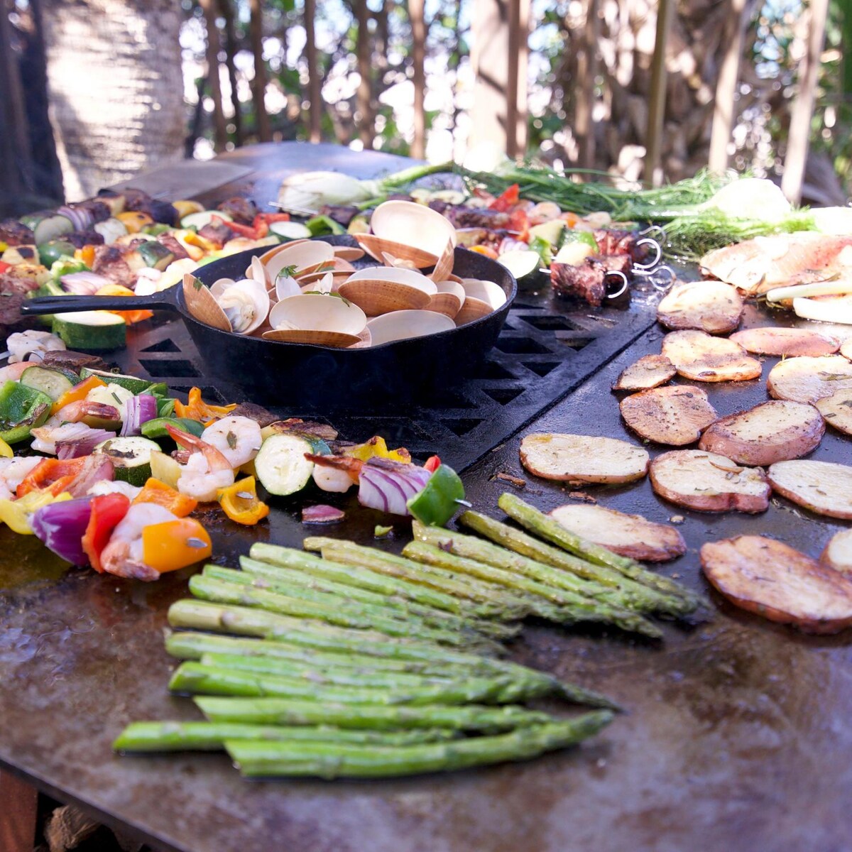 Hancock Grills Sterling 40 Wood and Charcoal Grill