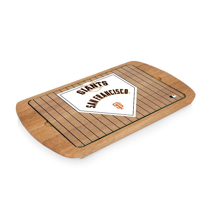 Picnic Time San Francisco Giants Billboard Glass Top Serving Tray