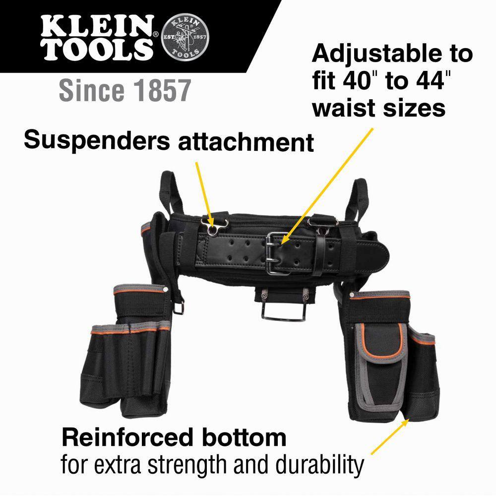 Klein Tools Tradesman Pro Electrician's Tool Belt XL 55429