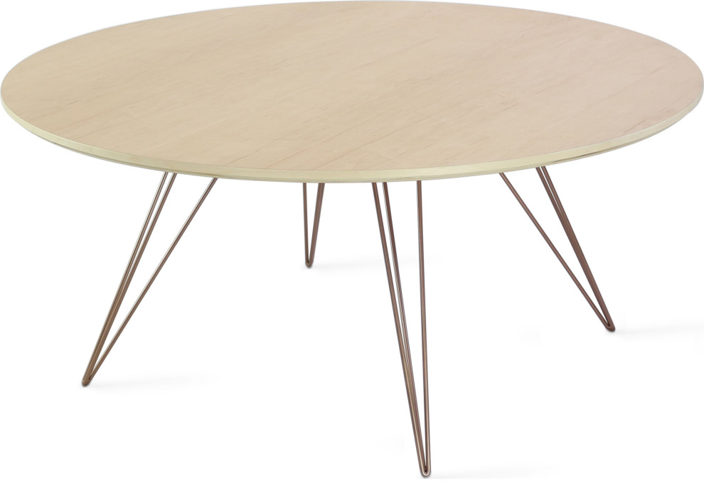 Williams Round Coffee Table   Midcentury   Coffee Tables   by HedgeApple  Houzz