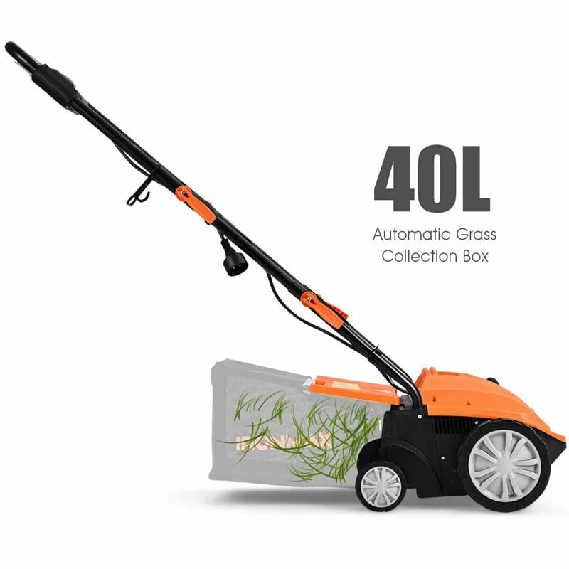 2-in-1 Electric Lawn Dethatcher & Scarifier, 12 Amp 13