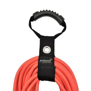 parkworld 12 in. Extension Cord Storage Strap Cable Organizer Heavy-Duty Hook and Loop Straps with Grommet and Handle (2-Pack) 64101