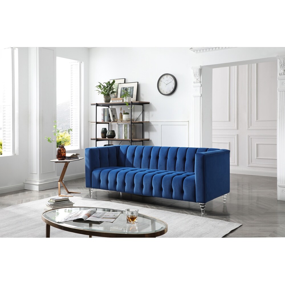 Modern and beautiful sofa with acrylic leg