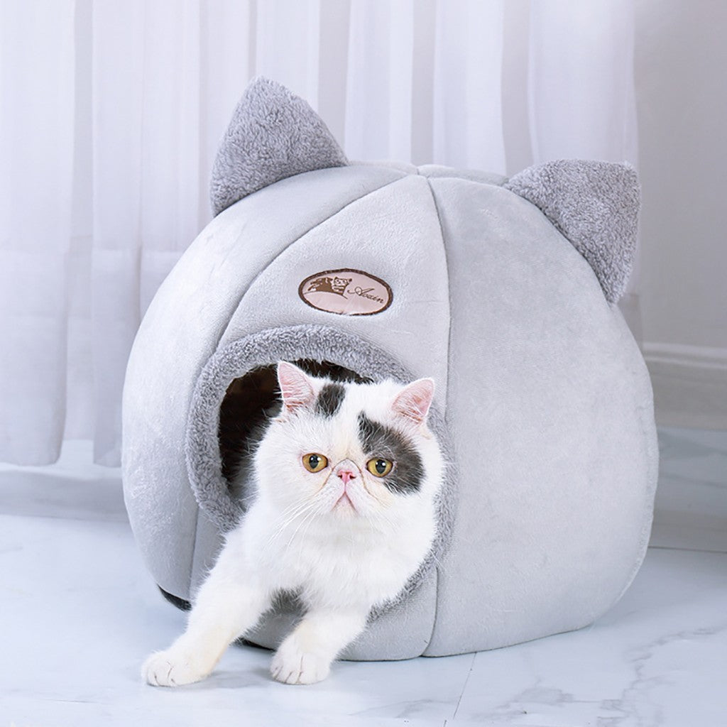 〖Hellobye〗Pet Dog Cat Tent House Kennel Winter Warm Nest Soft Foldable Sleeping Mat Pad