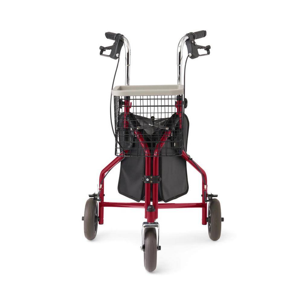 3-Wheeled Rollator Red MDS86840TRIR