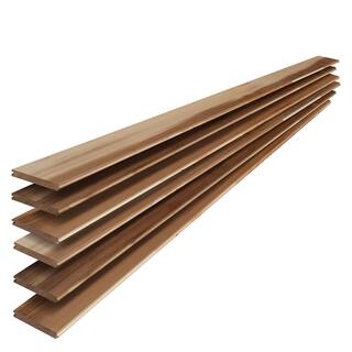 Rainier Plank 1 in. x 6 in. x 8 ft. Engineered Cedar Shiplap Tongue and Groove Planking (6-Pack) 436812