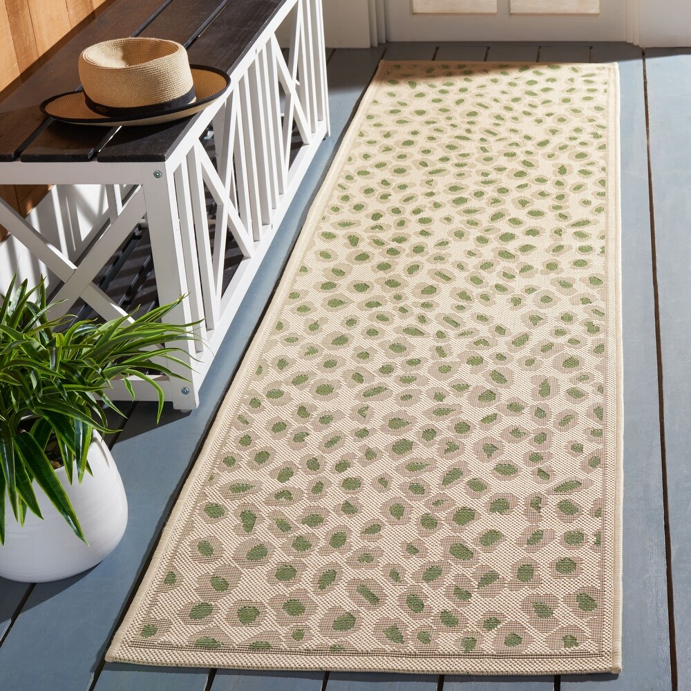 SAFAVIEH Courtyard Joye Indoor/ Outdoor Waterproof Patio Backyard Rug
