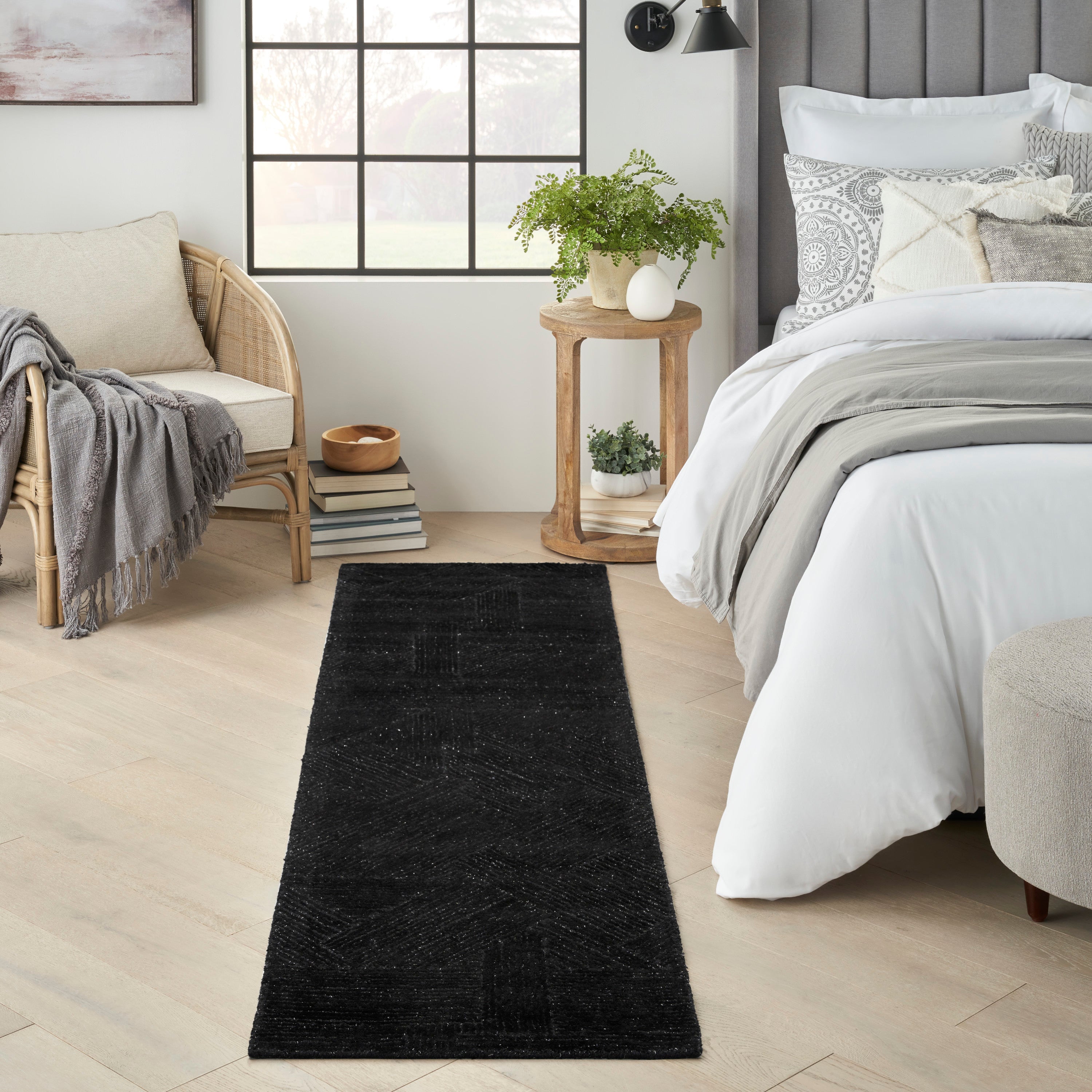 Ma30 Star Black Rug