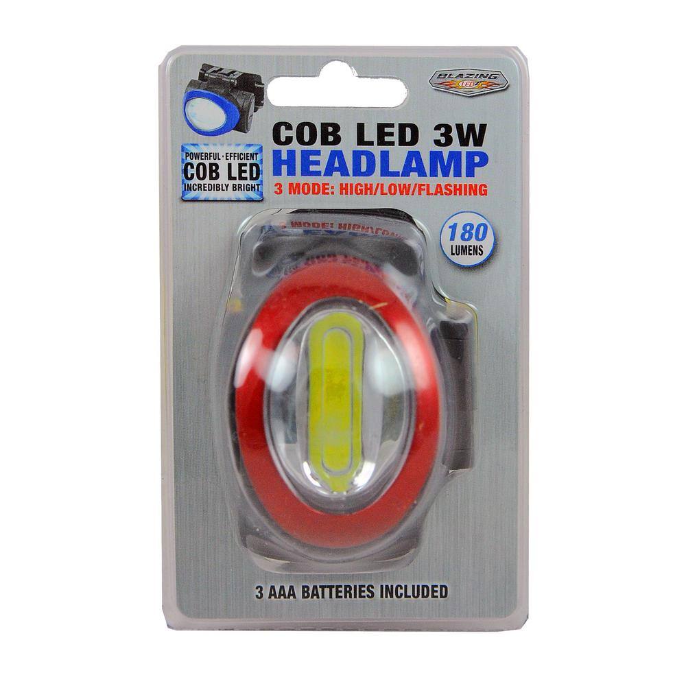 Blazing LEDz Battery Operated COB Headlamp (2-Pack) 702350