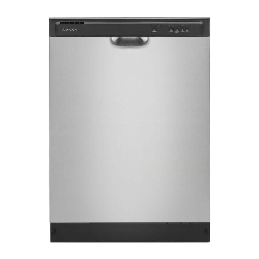 Amana 24 in Stainless Steel BuiltIn Tall Tub Dishwasher 120Volt