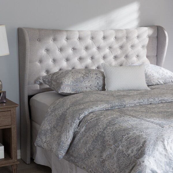 The Gray Barn Tulip Hill Fabric Winged Headboard - - 23599235