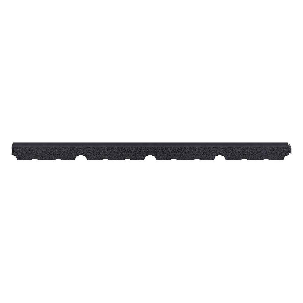 Gibraltar Building Products 3 ft. Outside Closure Strip Foam SM-Rib Roof Accessory in Black (4-Pack) 98191