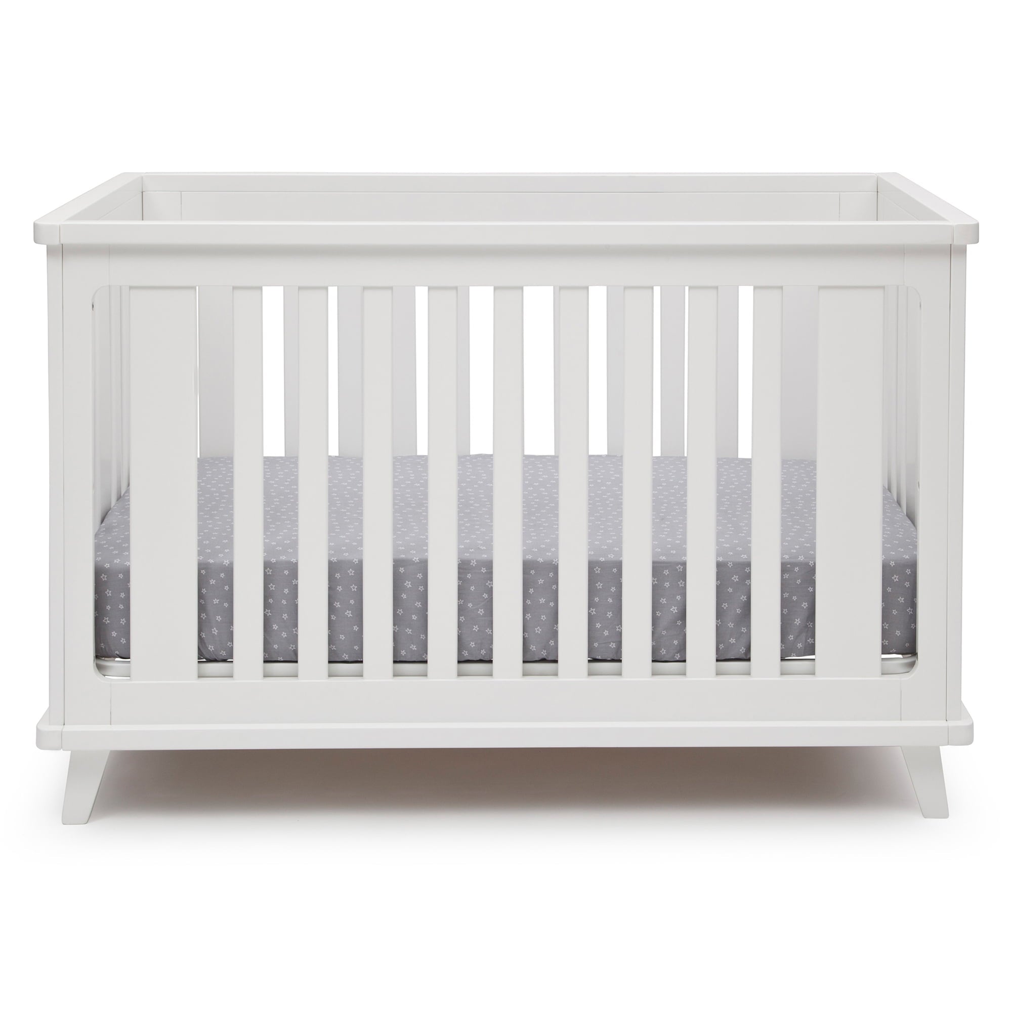 Delta Children Ava 3-in-1 Convertible Baby Crib, White