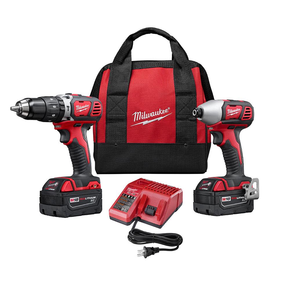 Milwaukee M18 Cordless Lithium-Ion 2-Tool Combo Kit 2697-22 from Milwaukee