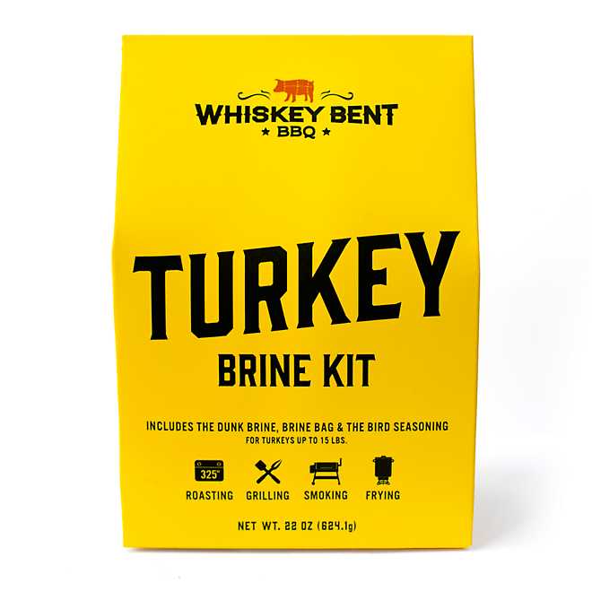 Whiskey Bent BBQ Turkey Brine and Seasoning Kit